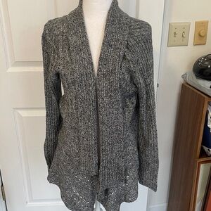 VERVE AMI GRAY CARDIGAN NWOT SZ L